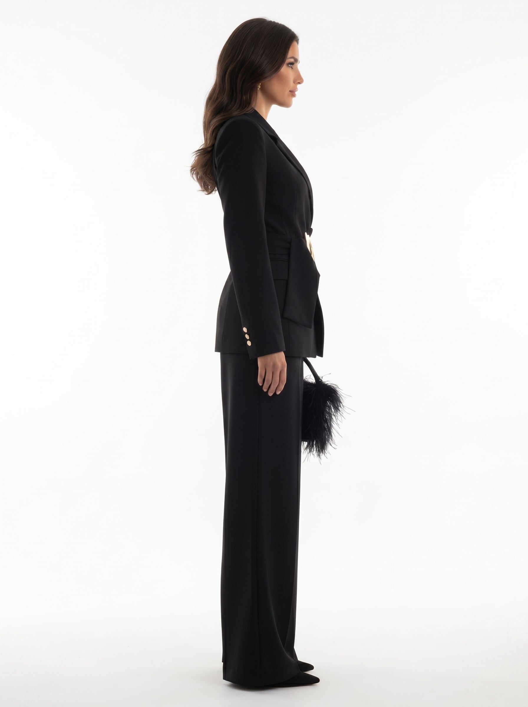 Dalila™ - Traje Sastre de Alta Ejecutiva con Cinturón Joya