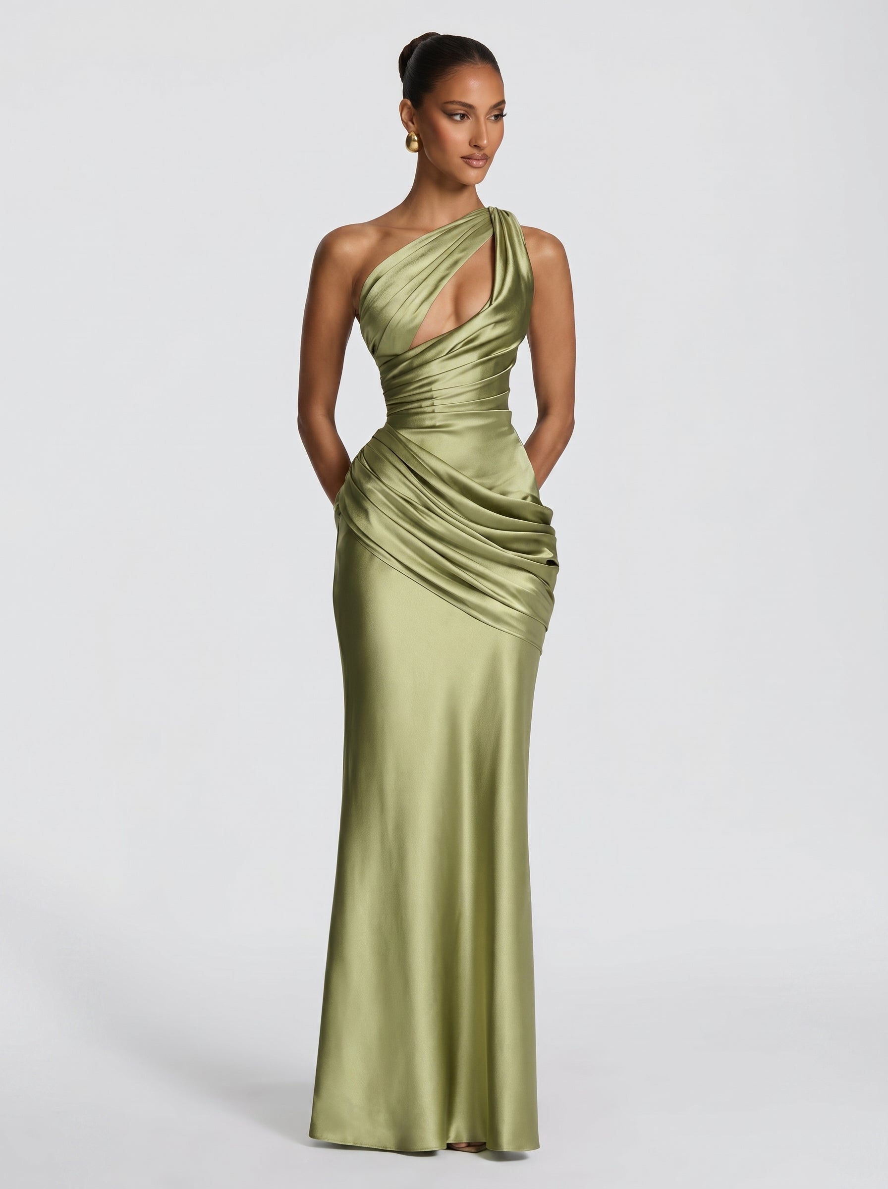 Laura™ - Vestido Largo en Satén