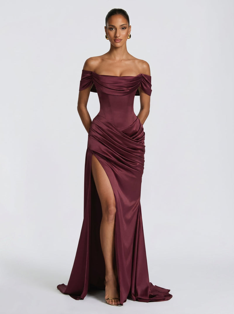 Lola™ - Vestido de Gala Riona en Satén