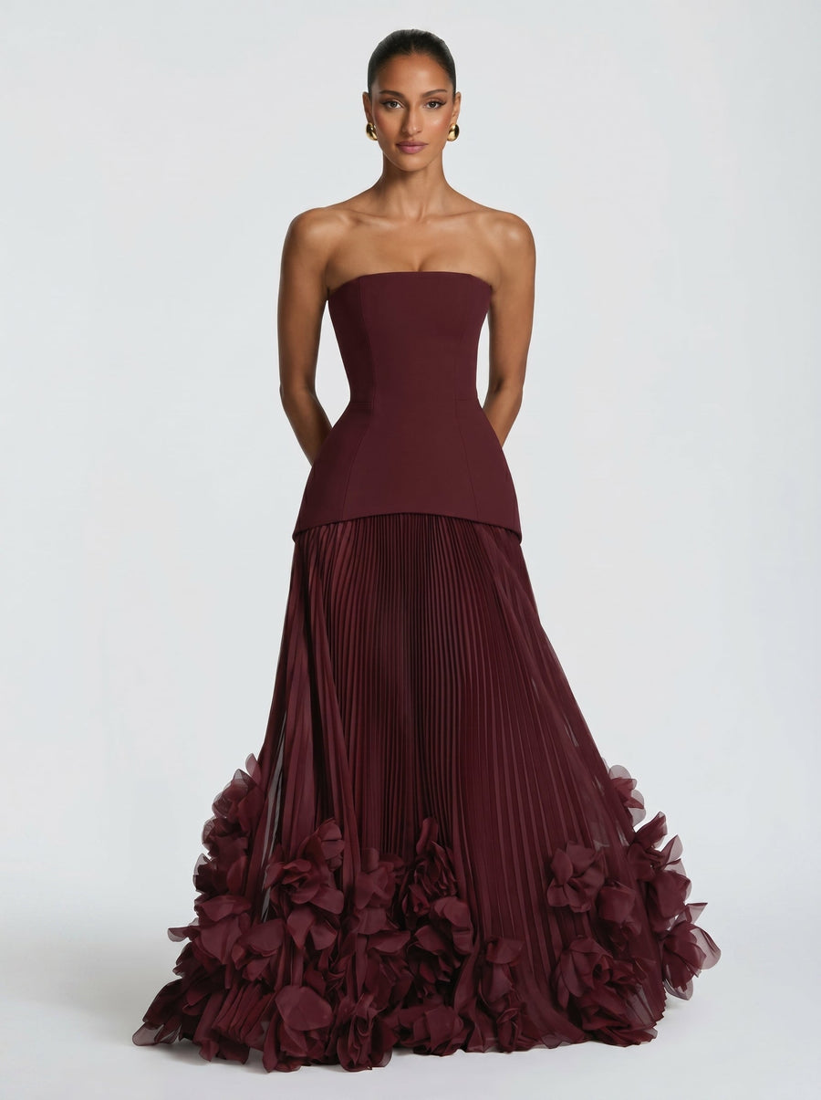 Sandra™ - Vestido de Gala con Falda Escultural