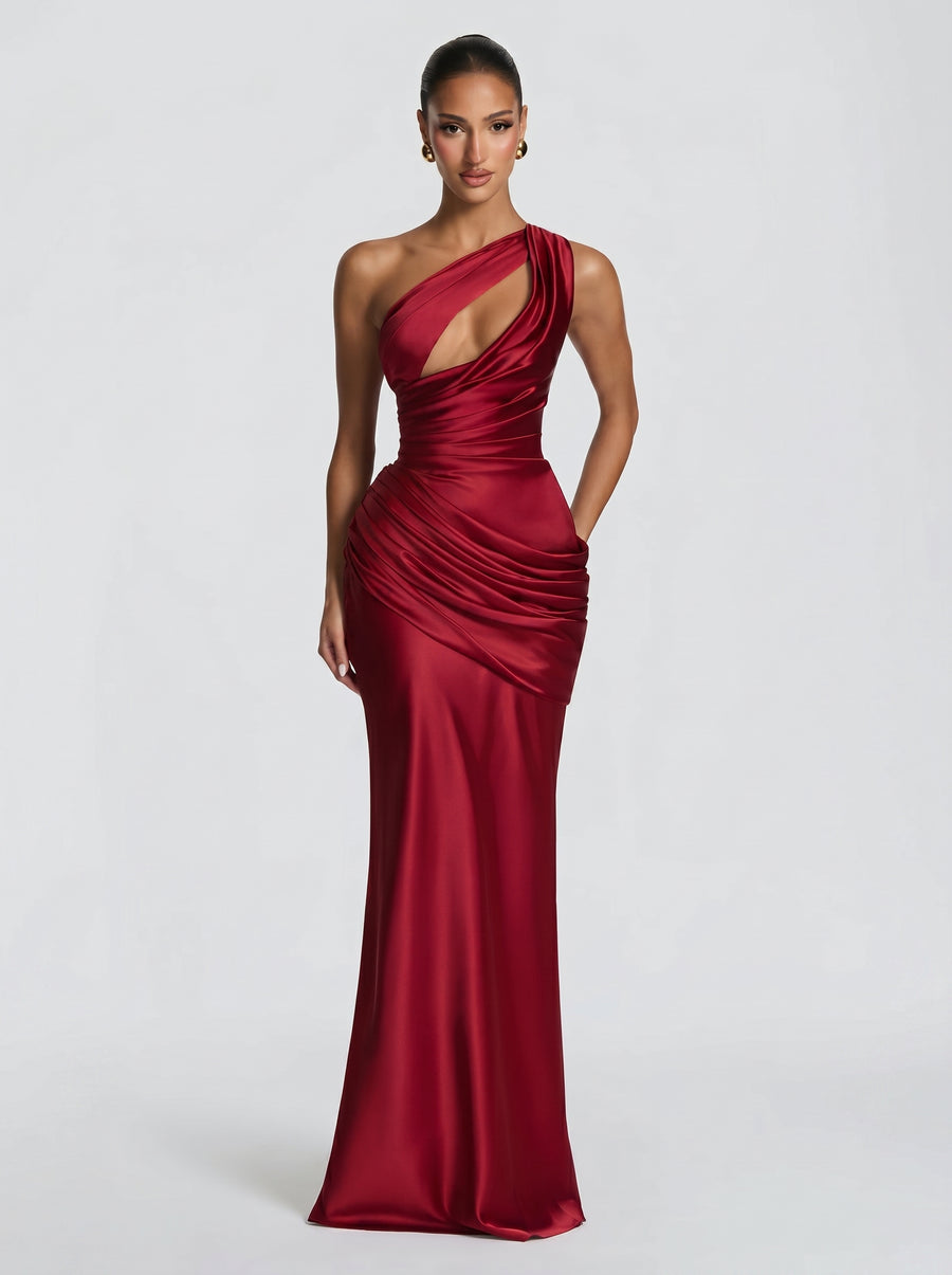 Laura™ - Vestido Largo en Satén