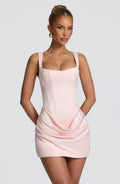 Imogen™ - Vestido Mini en Satén Blush