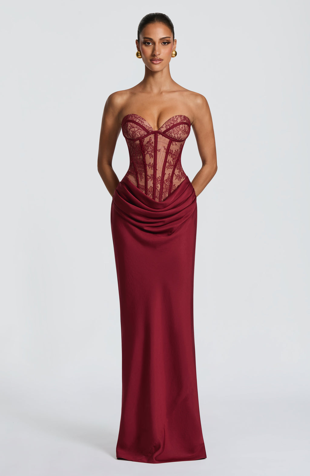 Miriam™ - Vestido Kathleen Burdeos