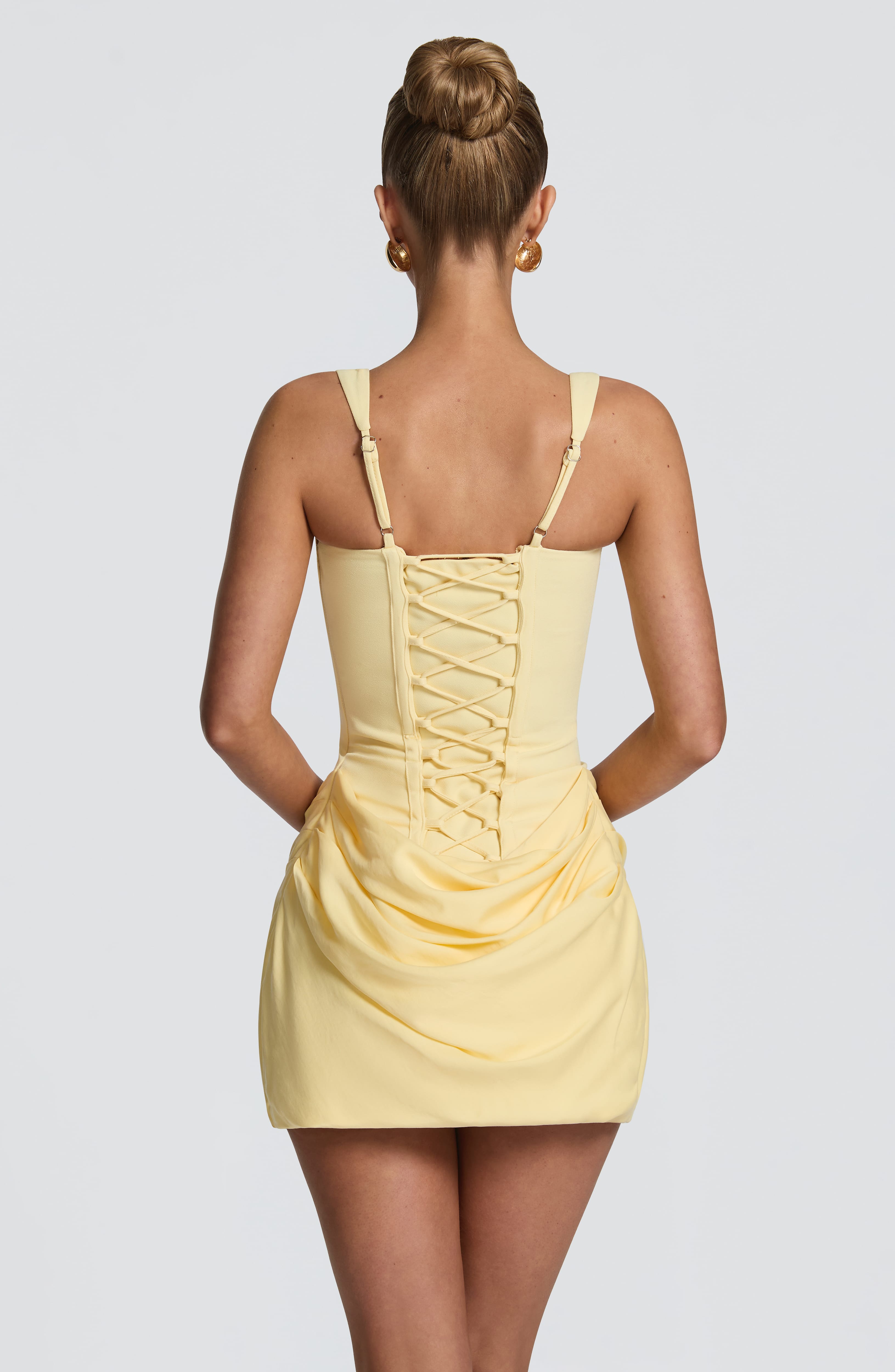 Elena™ - Vestido Mini en Crêpe