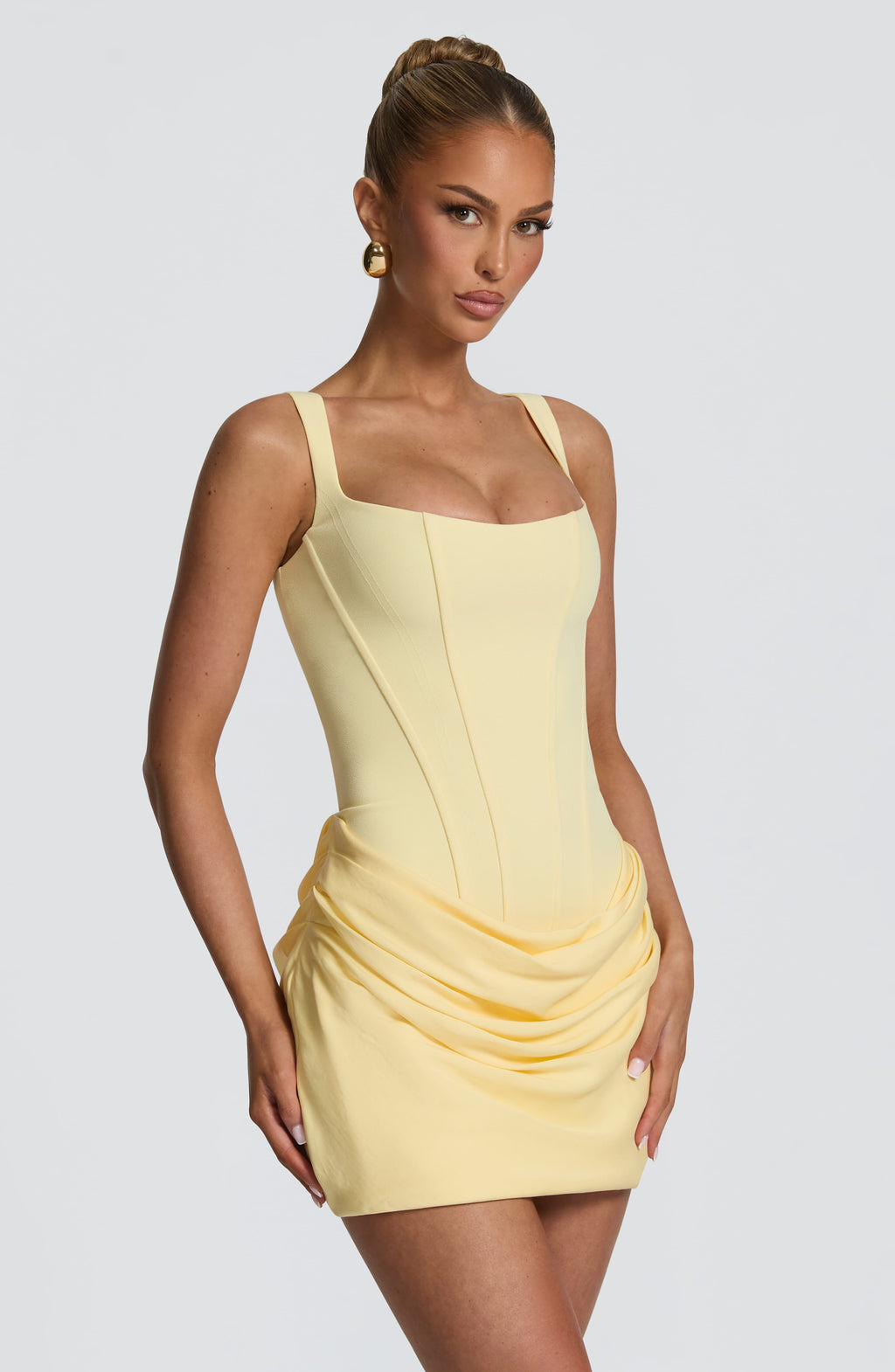 Elena™ - Vestido Mini en Crêpe