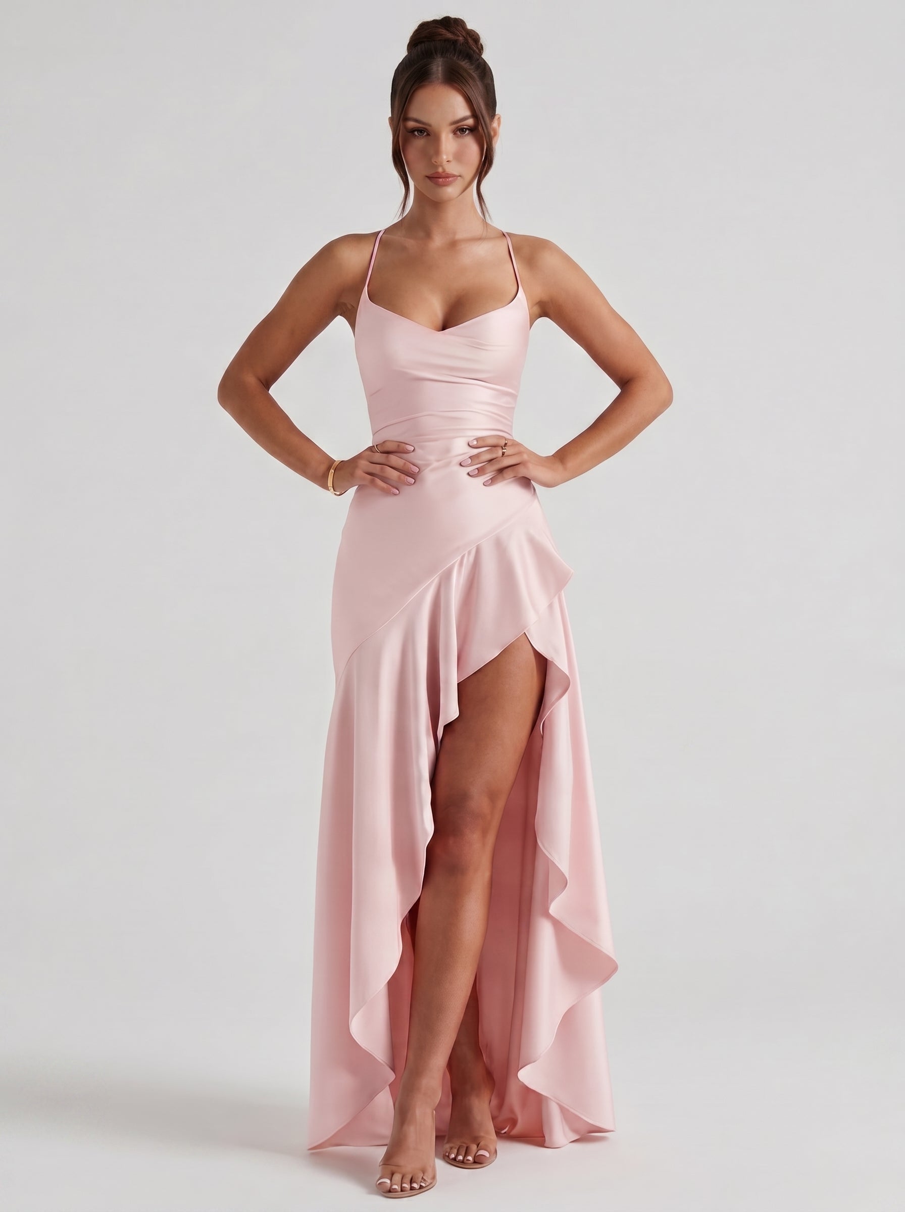 Aria™ - Vestido de Gala en Satén