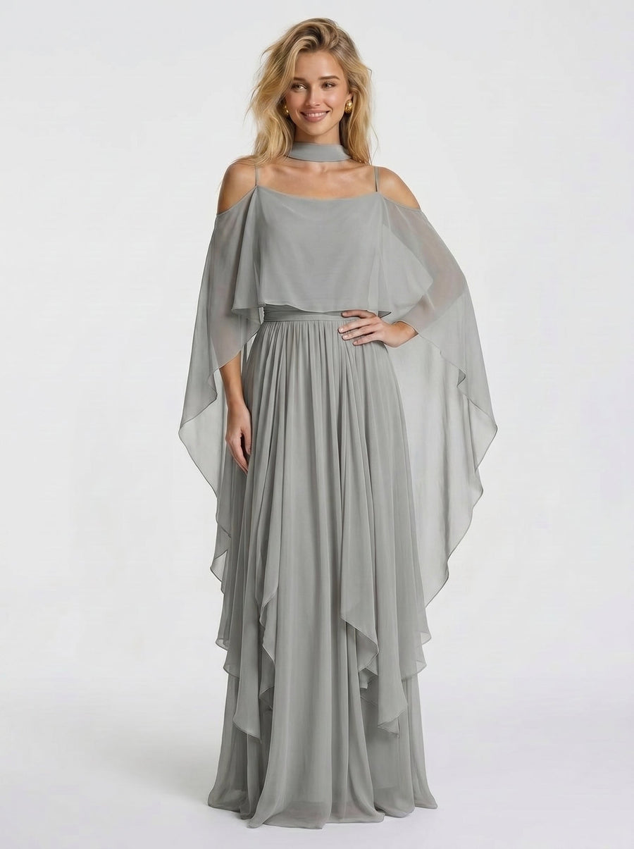 Isabela™ - Conjunto de Gala en Chiffon y Escote Bardot