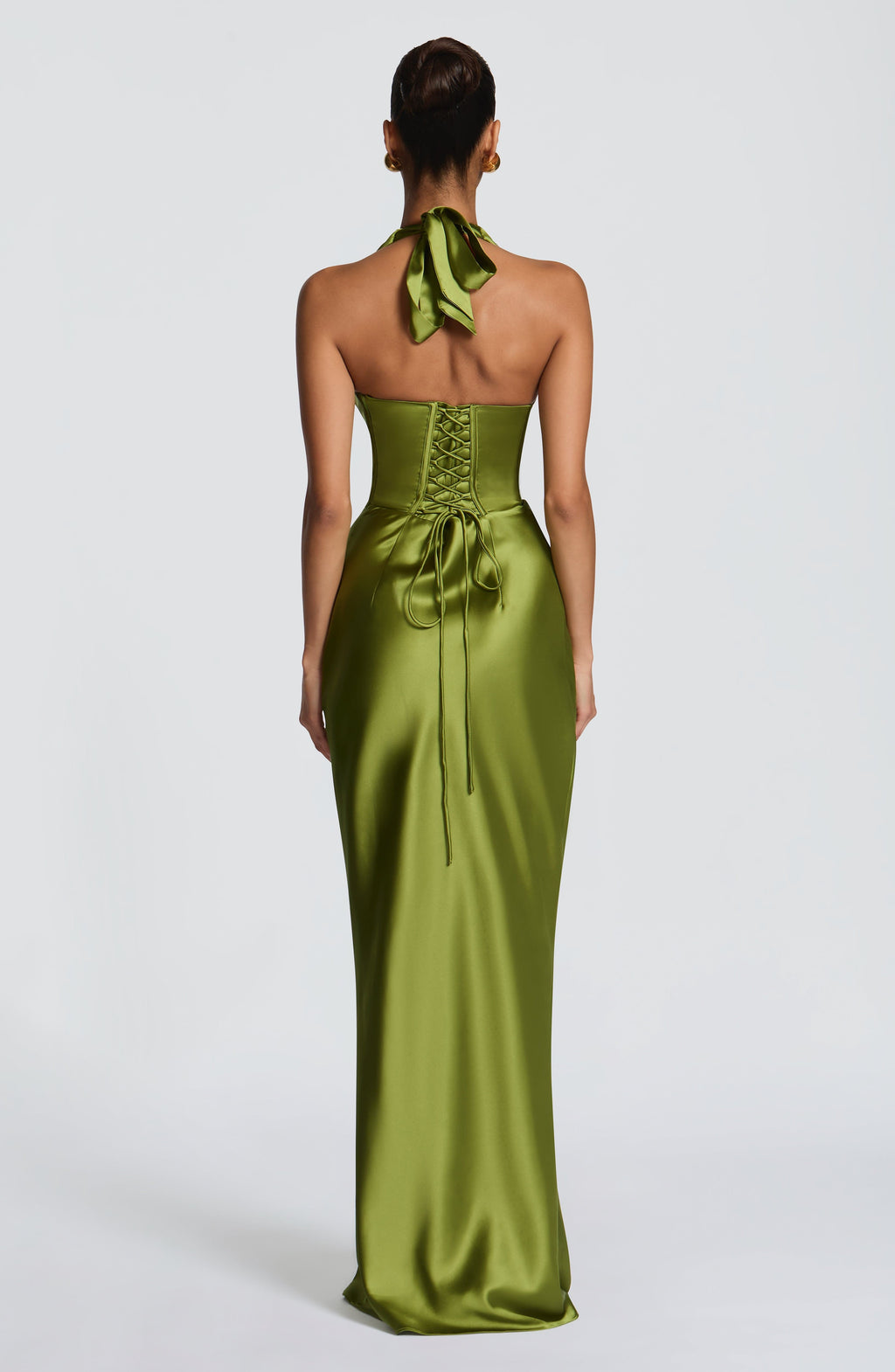 Gala™ - Vestido Maxi de Silueta Esculpida en Satén