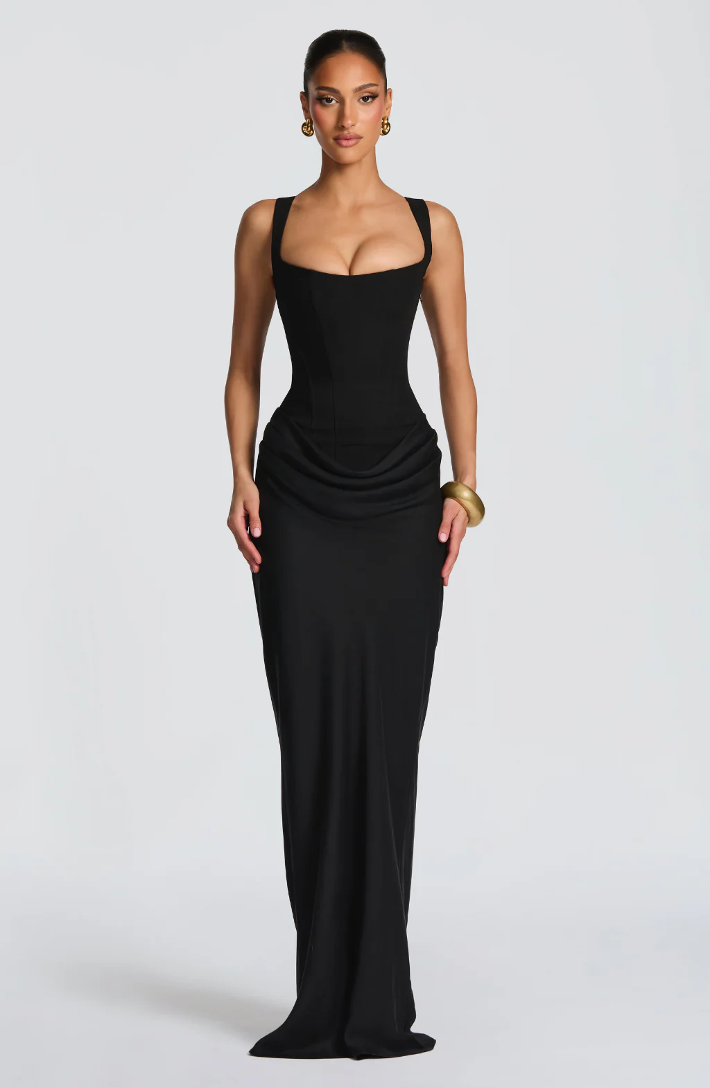 Antonella™ - Vestido de Gala en Satén