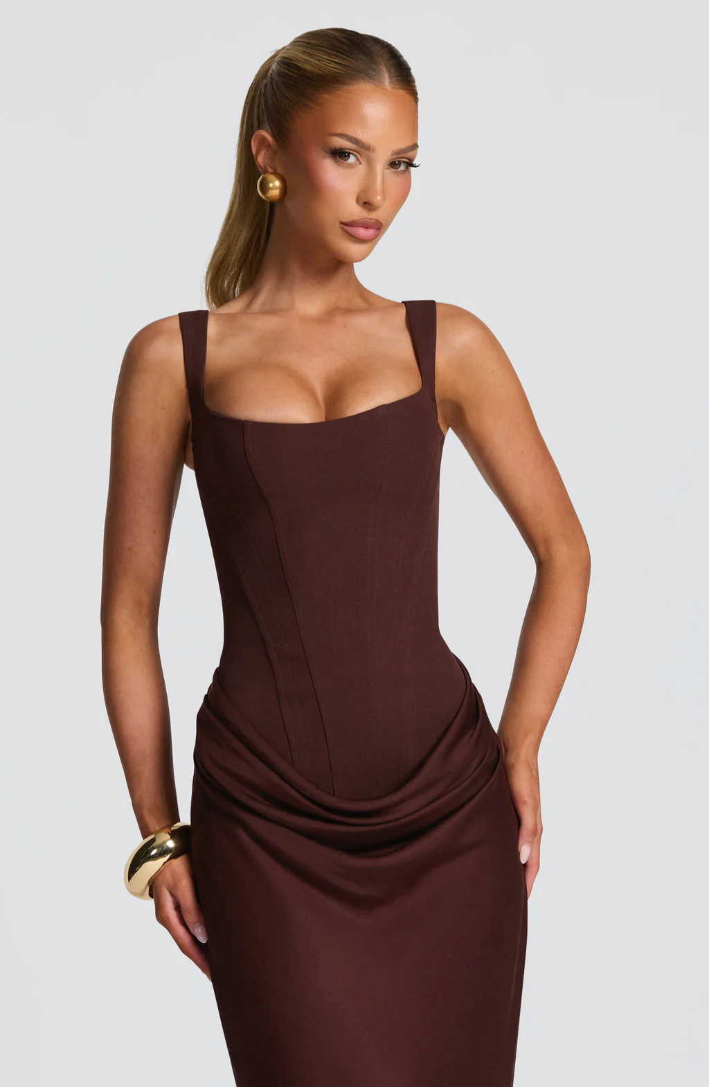 Antonella™ - Vestido de Gala en Satén