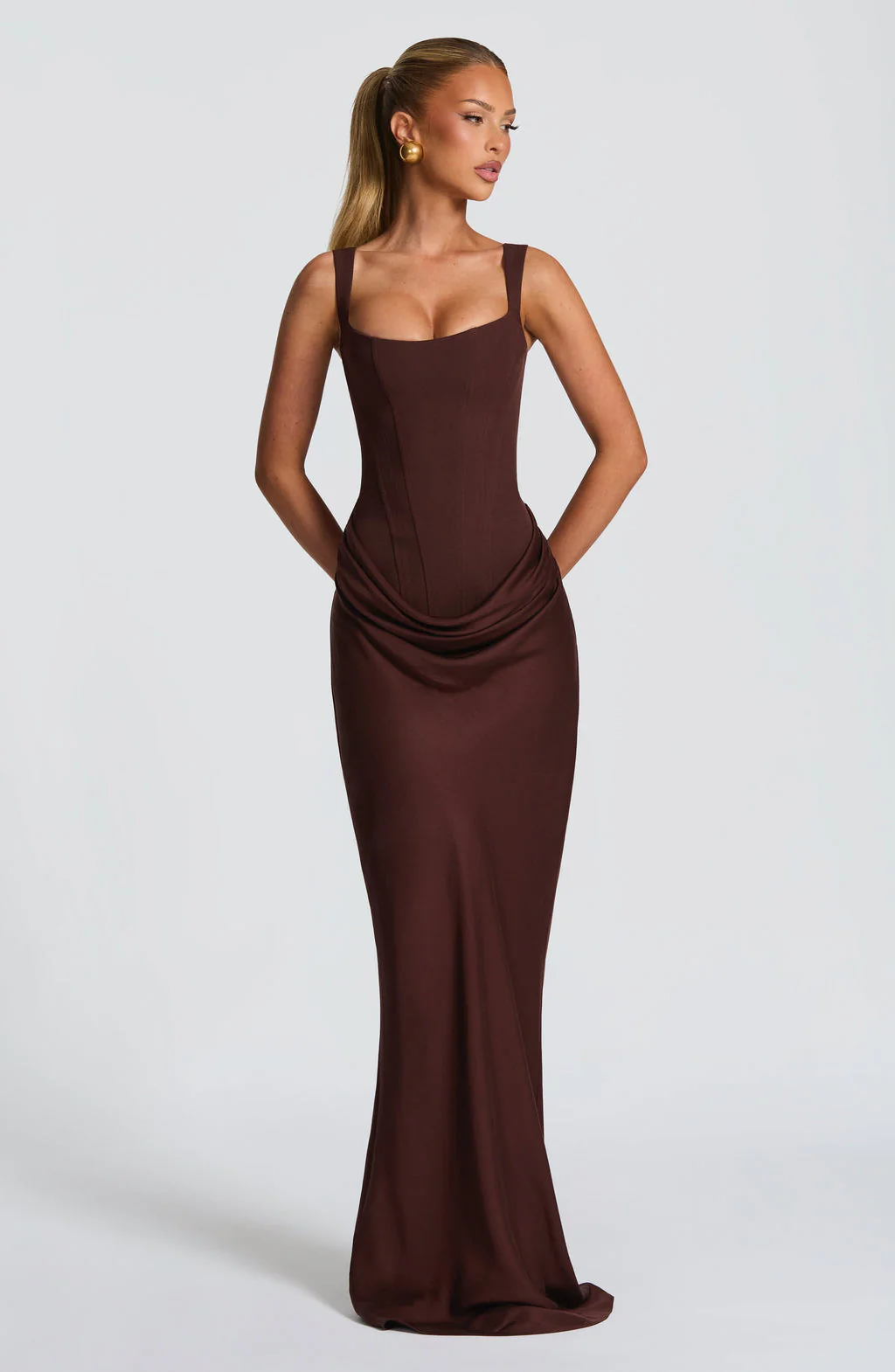 Antonella™ - Vestido de Gala en Satén