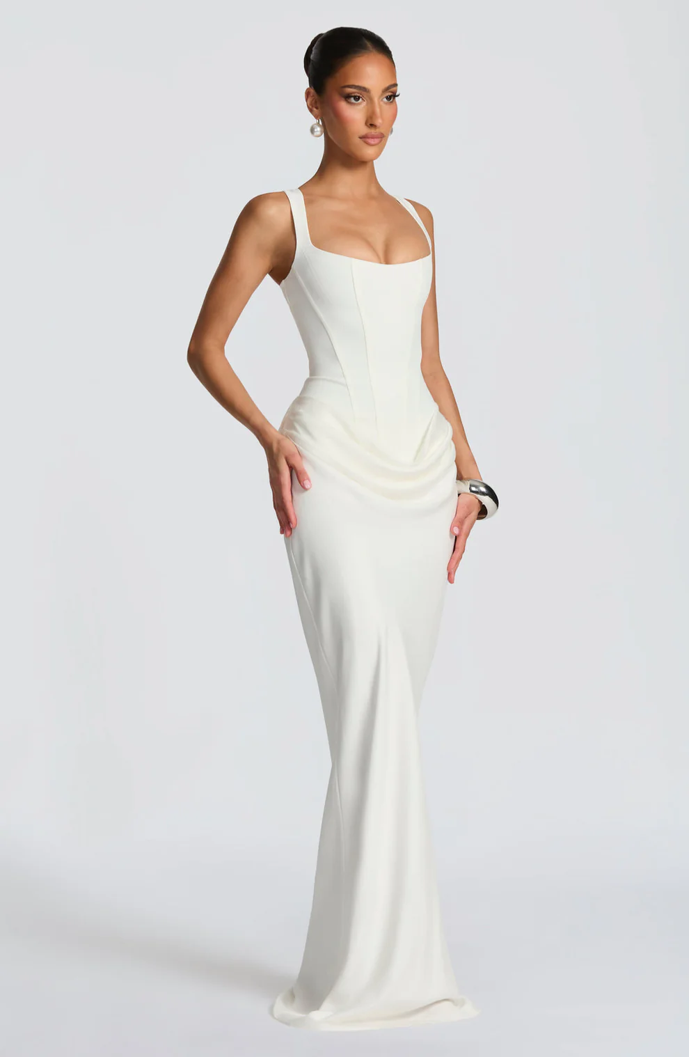 Antonella™ - Vestido de Gala en Satén